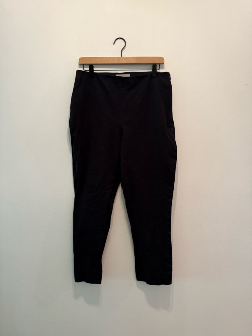 Everlane Women Black Stretch Tapered Pants